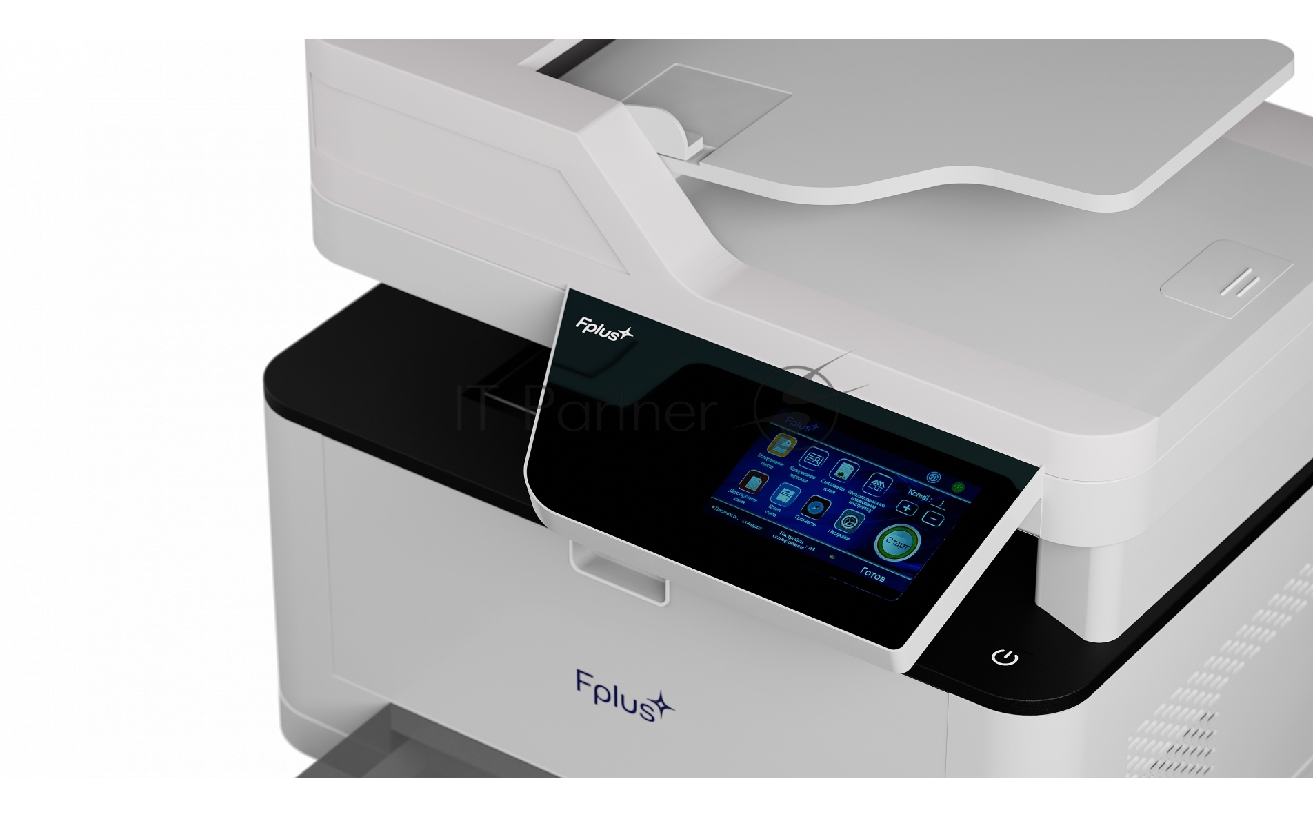МФУ лазерное Fplus MB302ADNW, A4, ч/б, печ. 30 стр/мин., скан. до 20 стр/мин., 1200x1200 dpi (печать) 600 x 600 DPI (сканер), Wi-Fi, Ethernet, USB