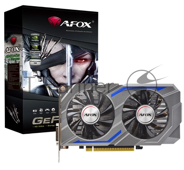 Видеокарта AFOX NVIDIA GeForce GTX 1650 4 Gb GDDR6 128 бит PCIE 3.0 16x Memory 12000 МГц GPU 1485 МГц Активный 1xВыход HDMI 2xВыход DisplayPort AF1650-4096D6H1-V8