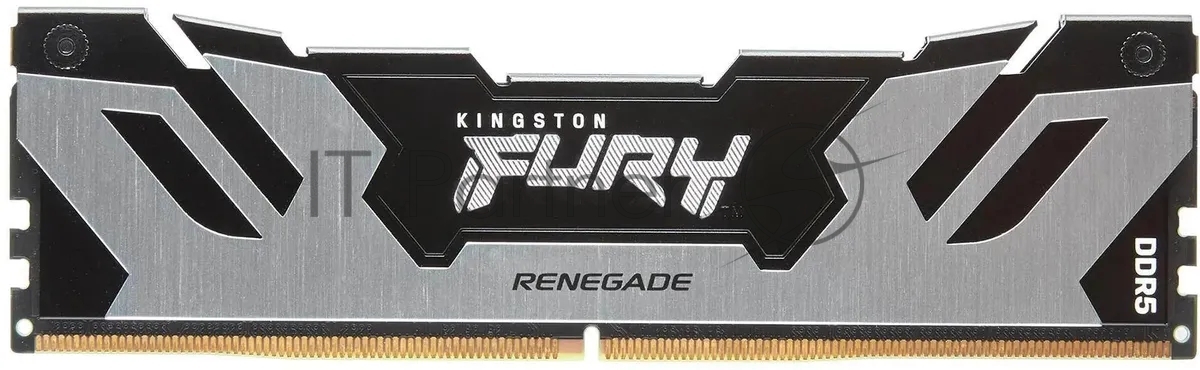 Оперативная память Kingston Fury Renegade, DDR5, 48Gb (1x48GB), 6000MHz, CL32, DIMM, с радиатором, серебристый