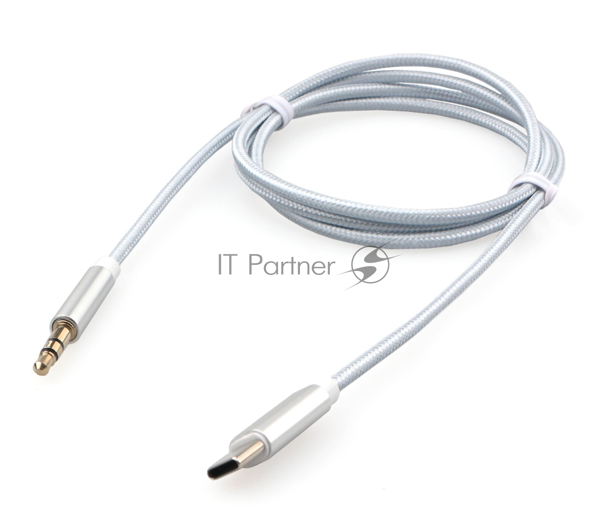 Кабель-переходник USB Cablexpert CCAB-CM35M-1M-W, Type-C/Jack3.5, Mobile, 1м, белый, коробка