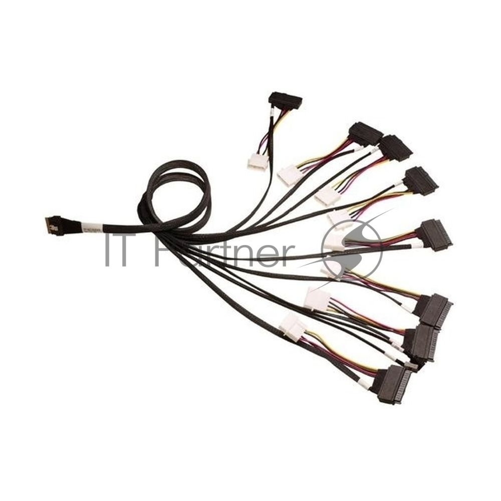 Кабель ACD-60006-ZC Slimline SASx8 (SFF8654) -to- 8x U.3 Direct, 1M, (аналог Broadcom 05-60006-00) 30