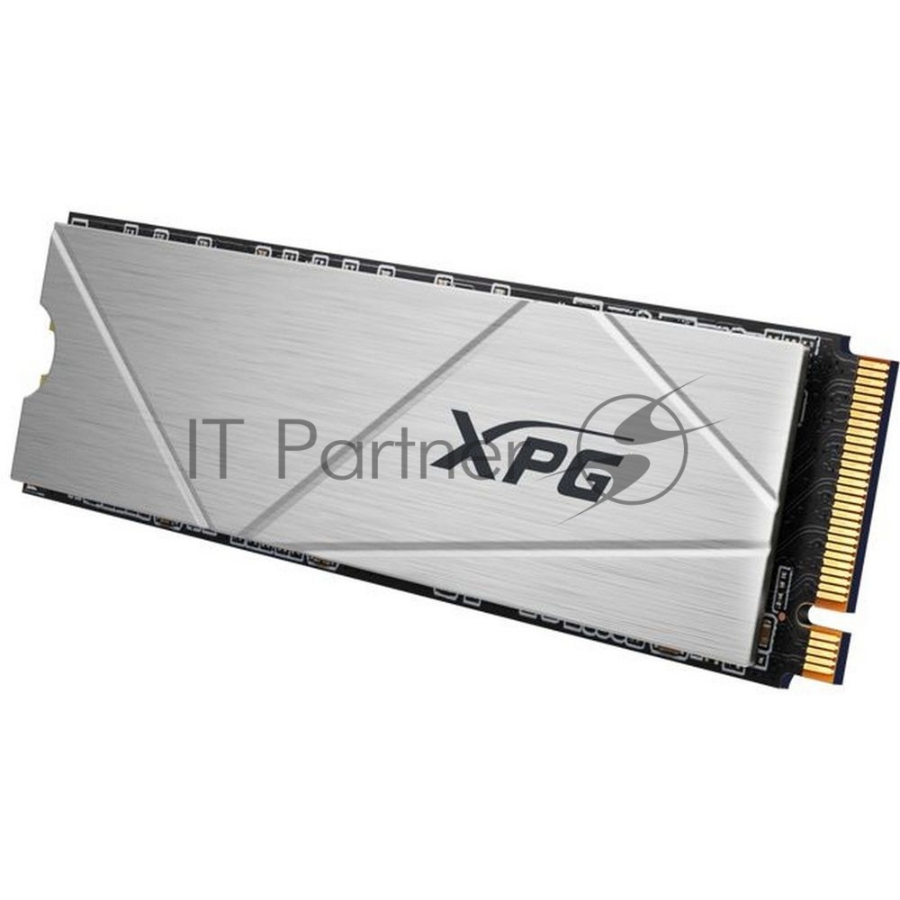 Накопитель SSD ADATA XPG GAMMIX S60, 512Gb, PCIe 4.0 x4, M.2 2280, NVMe, R/W 4700/1700, с радиатором