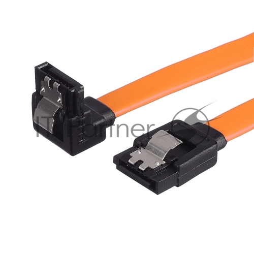 Кабель а/в GoPower Длина 0.5 м Разъемы SATA (m)-SATA (m) черный/оранжевый