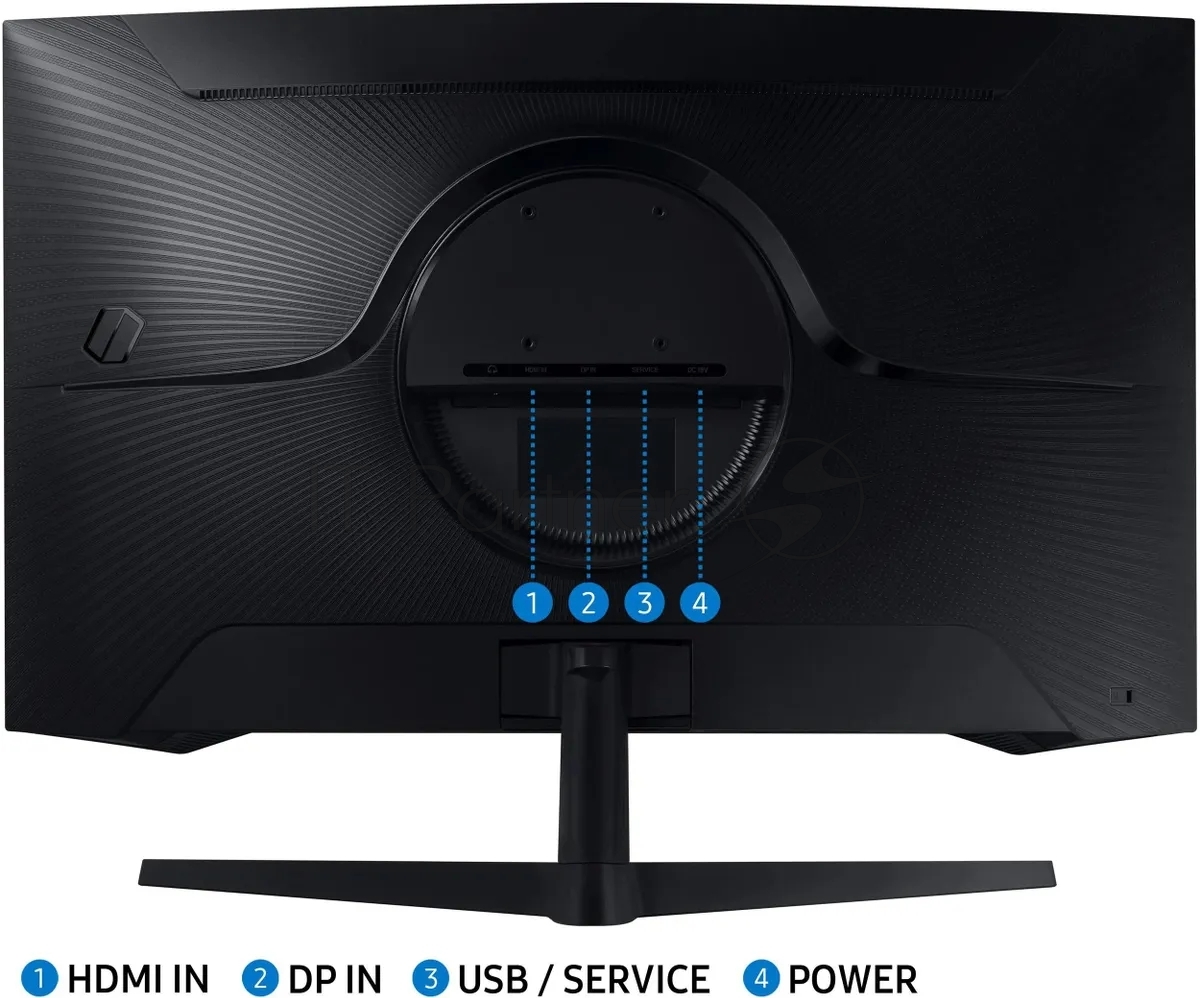 Монитор 27" Samsung S27CG550EI VA 2560x1440, 165 Гц, 1 мс, 16:9, 300 кд/м2, 1xHDMI, 1xDP, изогнутый, черный