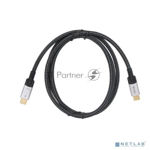 Кабель USB4 TypeC(M)--TypeC(M), 5K@60Hz, 8K@30Hz 40Gbps, PD 240W, VCOM, 1.5м CU560-1.5M