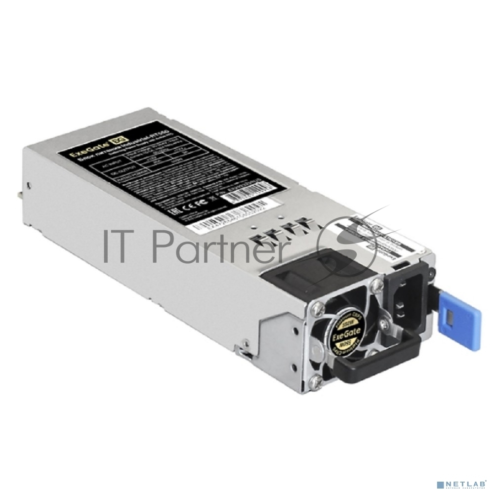 Блок питания серверный (модуль к RTS550 Redundant) 550W ExeGate Industrial-RT550 (APFC, КПД 94%(80 PLUS Platinum), 4 см fan)