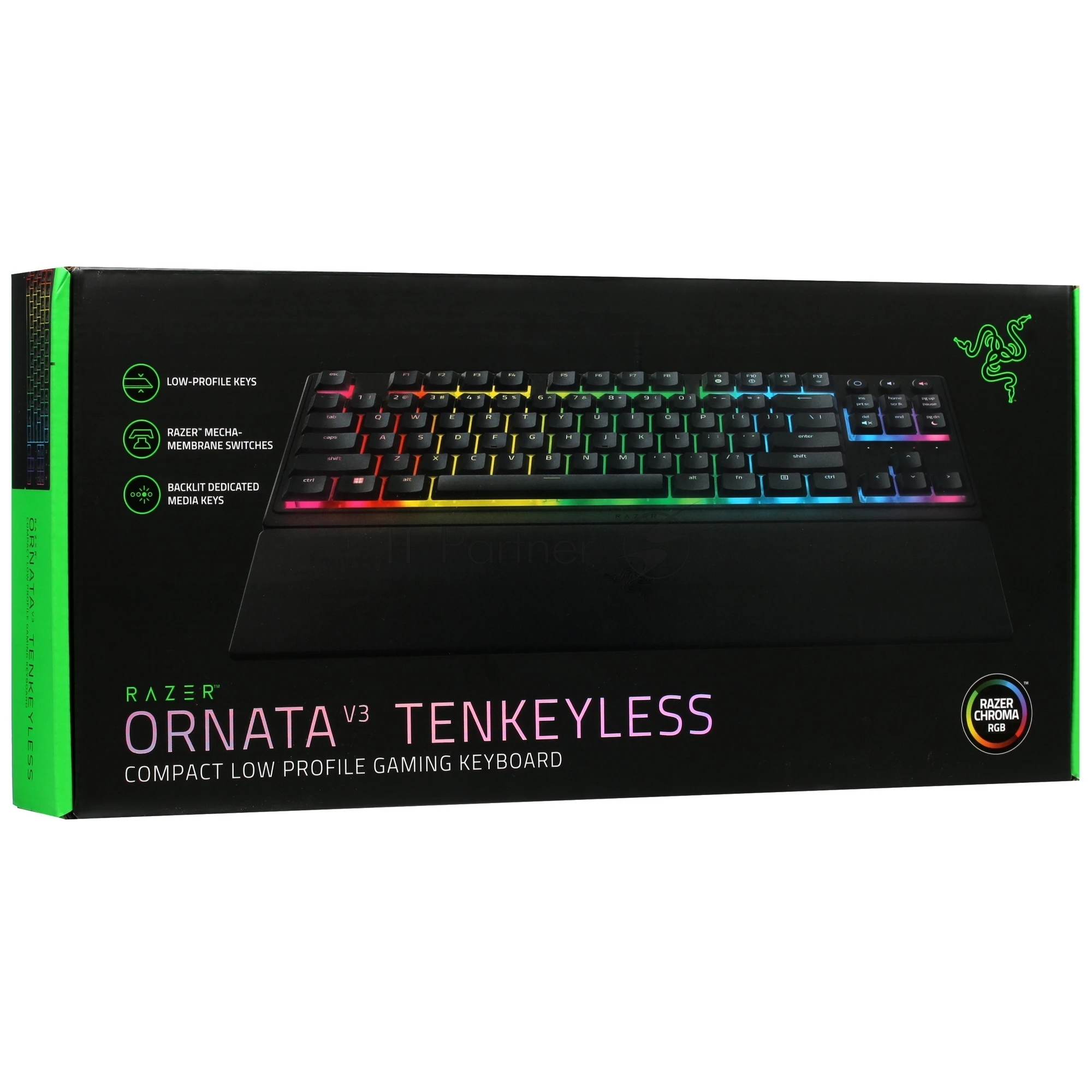 Клавиатура Razer Ornata V3 Tenkeyless проводная, USB Type-A, чёрный (Ру-раскладка)