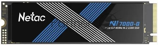 Накопитель SSD Netac NV7000-Q, 2Tb, M.2 2280, PCIe 4.0 x4, NVMe, R/W 7100/6200, с радиатором