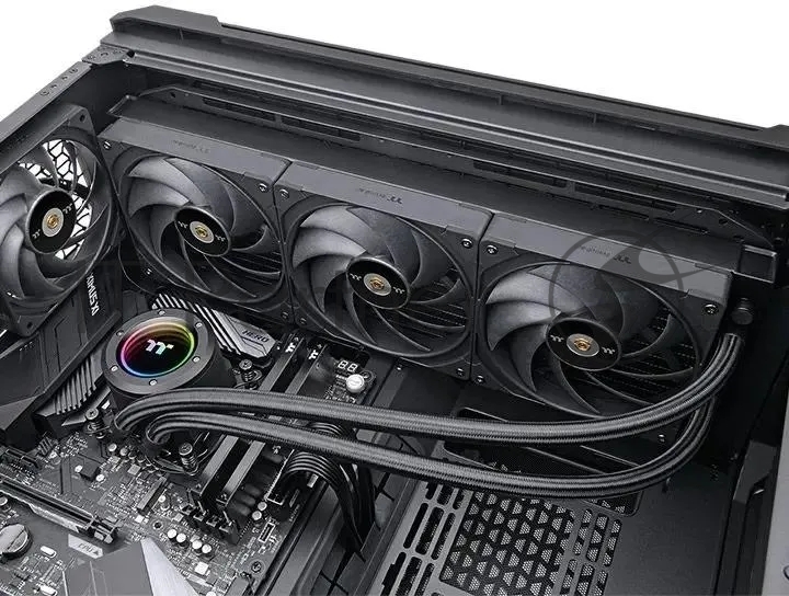 Система жидкостного охлаждения Thermaltake Toughliquid 360 Ex Pro ARGB Soc-AM5/AM4/1151/1200/1700 черный 4-pin 22.6dB Al+Cu Ret (CL-W400-PL12BL-A)