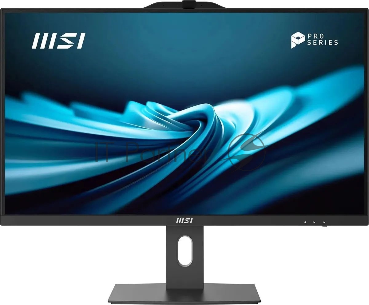Моноблок MSI Pro AP272P 14M AiO 27" FHD(1920x1080)IPS AG Non-touch, Core i7-14700 (2.1GHz), 16Gb DDR5(2x8Gb), 512Gb SSD M.2, Intel UHD, WiFi, BT, camera, WirelessKB&mouse Eng/Rus,noOS,1y war-ty, черный (9S6-AF8321-800)