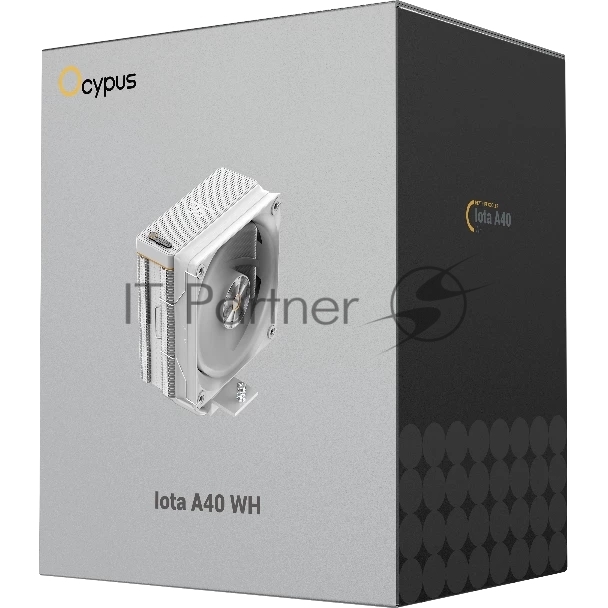 Вентилятор Cooler Ocypus Iota A40 WH Iota-A40-WH белый 120мм алюминий+медь 2000rpm 29db 4-pin 220W 156мм