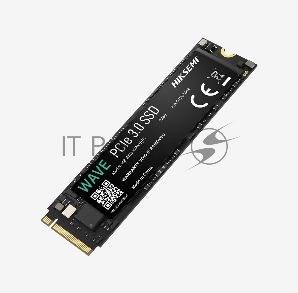 Накопитель SSD HIKSEMI WAVE(P), 256 Gb, PCIe 3.0 x4, M.2 2280, NVMe, R/W 2280/1800