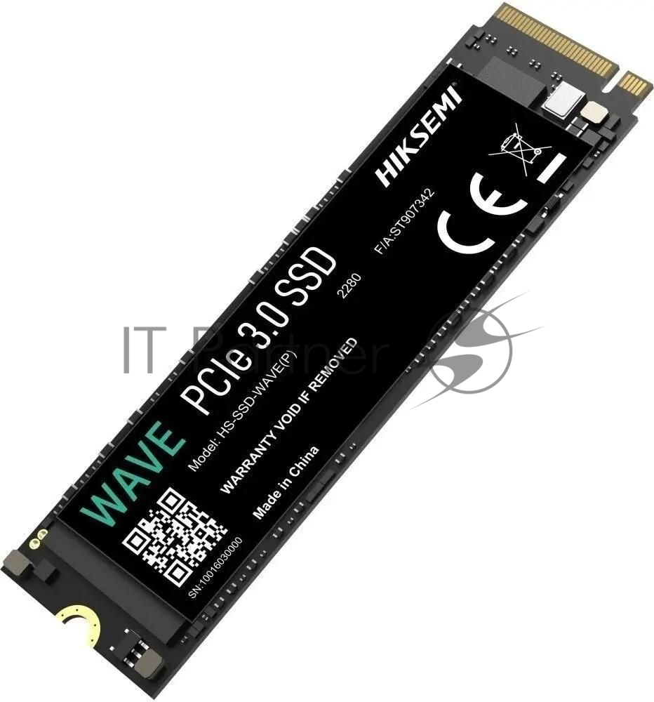 Накопитель SSD M.2 HIKSEMI 512Gb HS-SSD-WAVE(P) 512G (PCI-E 3.0 x4, up to 2500/1025MBs, 3D NAND, 120TbW)