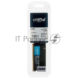 Оперативная память Crucial Premier, DDR5, 32GB (1x32GB), 4800 MHz, CL40, SO-DIMM