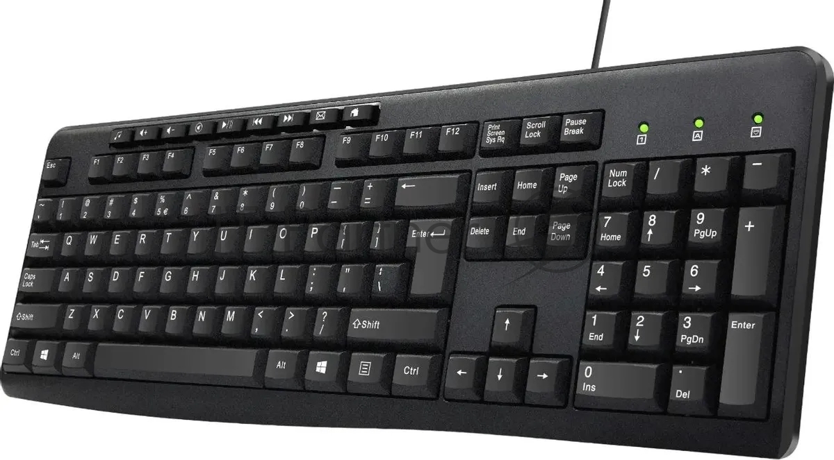 Клавиатура проводная Oklick 305M (1659987), USB, черный