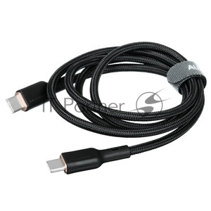 Кабель Aukey Nylon Braided 100w Kevlar 1m черный