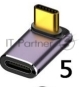 Переходник USB 4 Type-C угловой тип 4