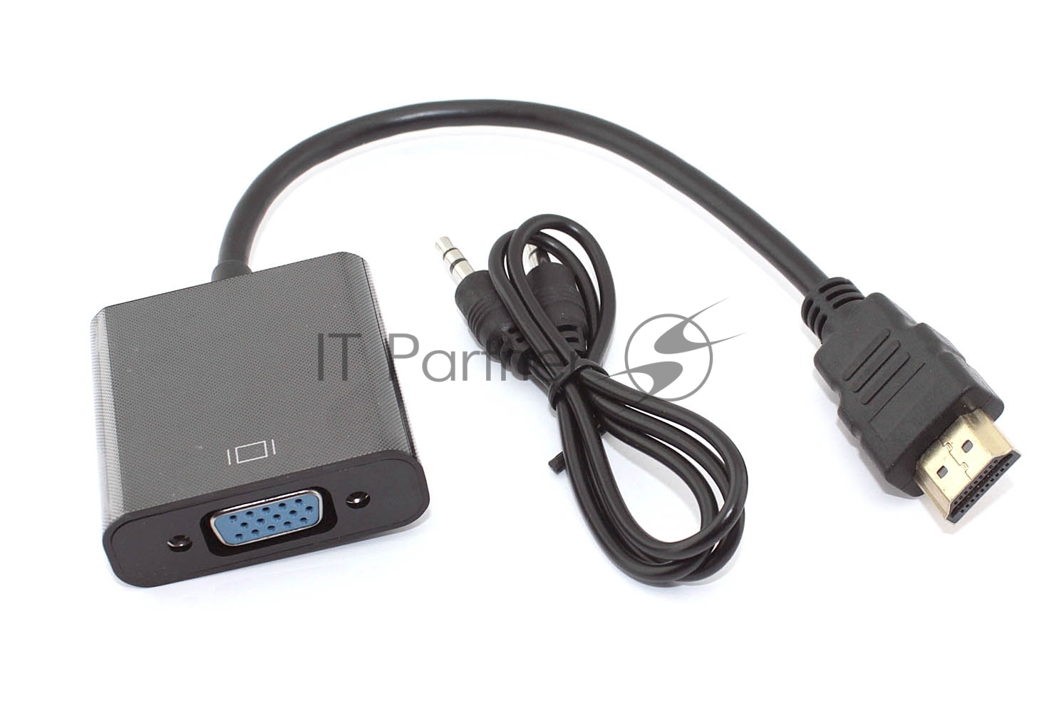 Переходник с кабелем HDMI на VGA плюс аудио