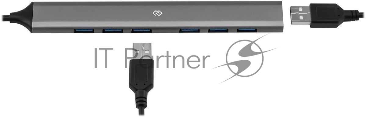 USB-концентратор Digma DHUB-7USB-AC-3.0, USB-C + USB-A, USB 3.0 7 портов, USB