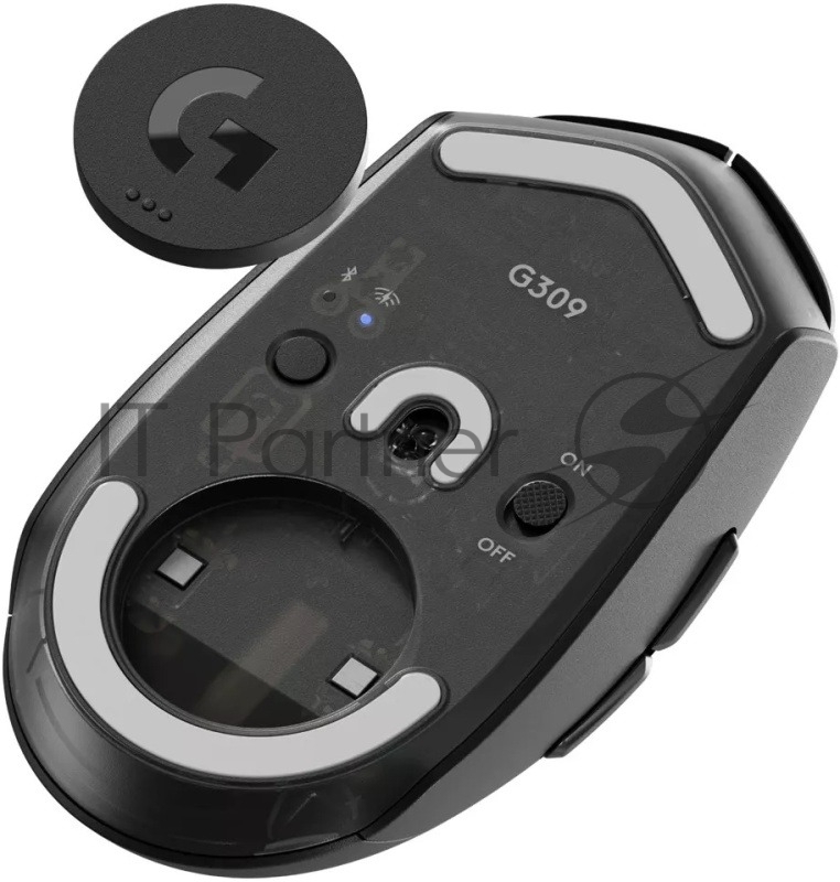 Мышь беспроводная Logitech G309 Lightspeed черный, 25600 dpi, радиоканал, Bluetooth, USB, кнопки - 6