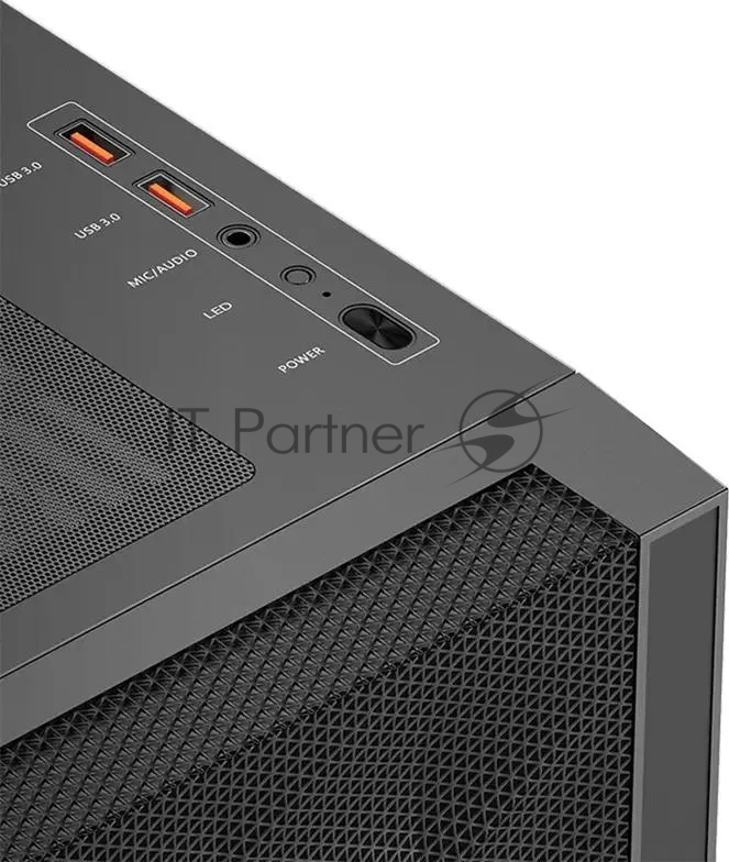 Компьютерный корпус PcCooler C3D510 BK ARGb черный без БП ATX 3x120мм 2xUSB3.0 1xUSB3.1 audio bott PSU