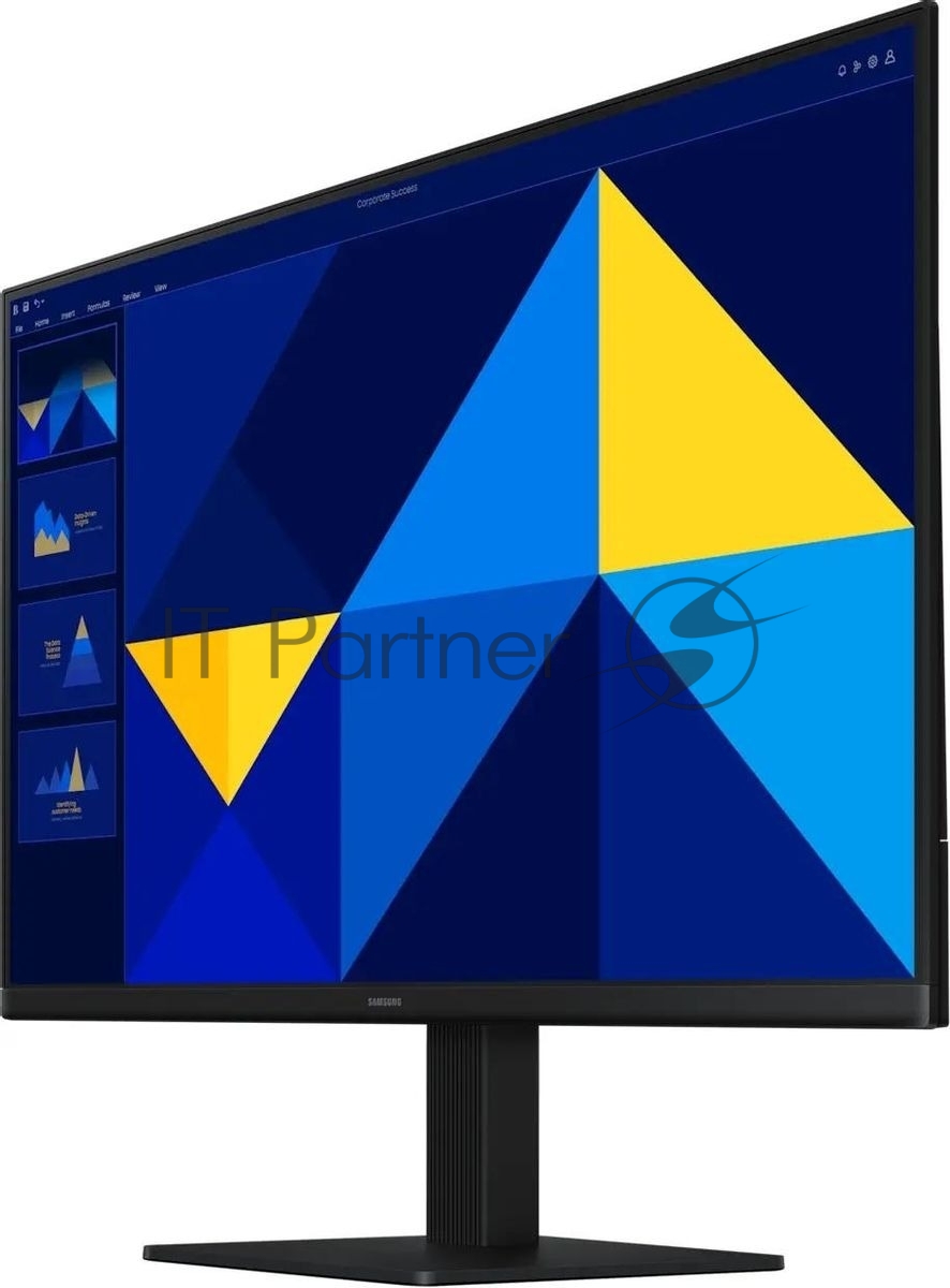 Монитор 27" Samsung S27D300GAIXCI IPS 1920x1080, 100 Гц, 5 мс, 16:9, 250 кд/м², 1xHDMI, 1xVGA, черный