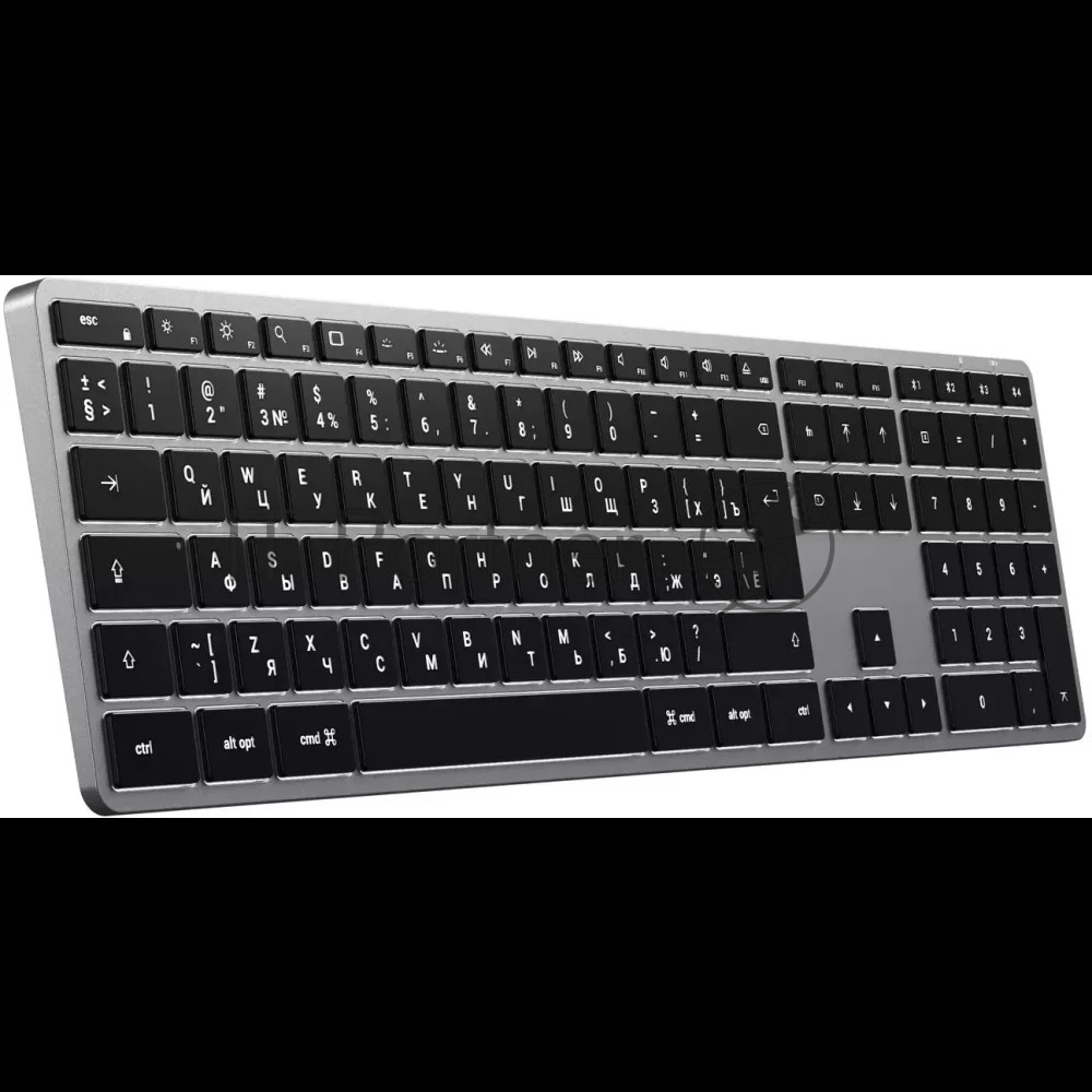 Клавиатура Satechi Slim X3 беспроводная, Bluetooth, серый