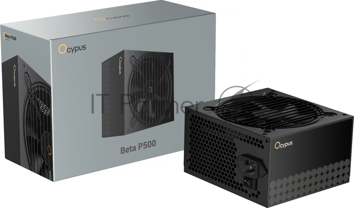 Блок питания Ocypus Beta P500 BK (Beta-P500-N1HDBK024X-EU), 500Вт, 120мм, черный