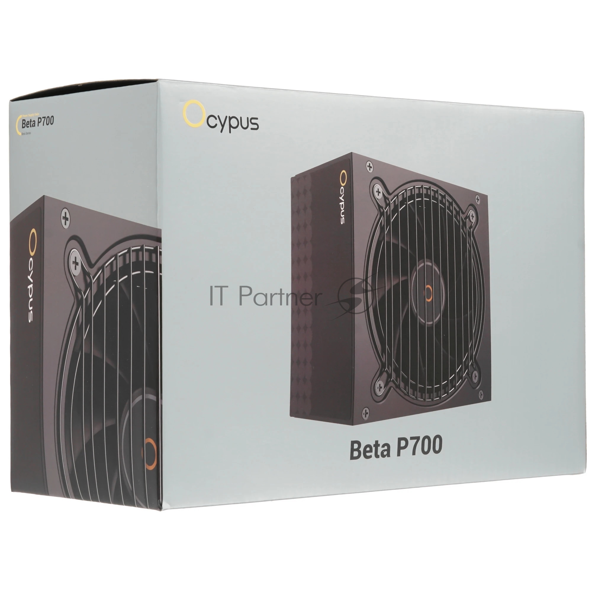 Блок питания 700W Ocypus Beta P700 BK (ATX, APFC, 20+4 pin, 120мм fan, PCI-E 6+2Px2, 3xSATA) (Beta-P700-N1HDBK024X-EU)