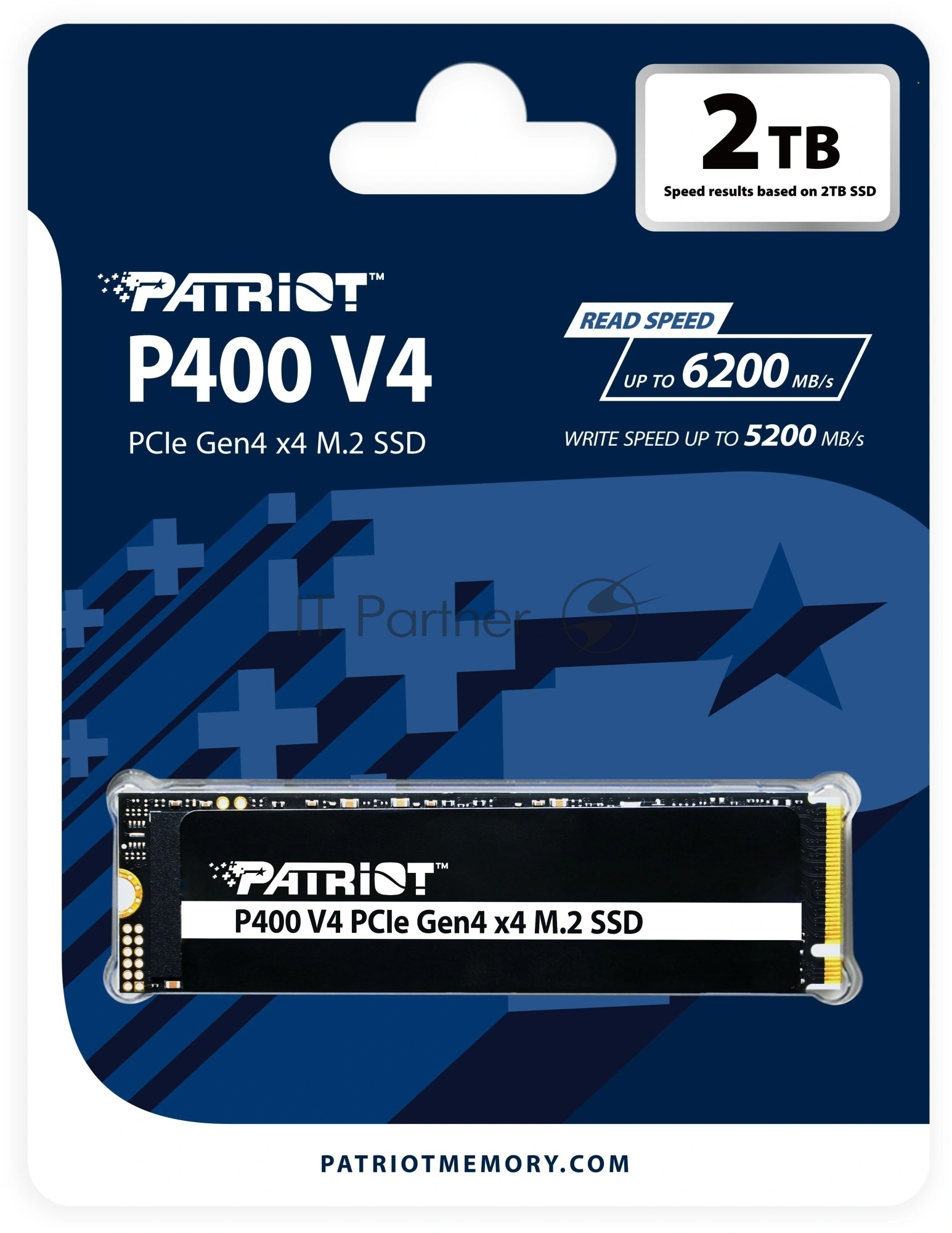 Накопитель SSD Patriot M.2 2280 2Tb P400VP2TbM28H