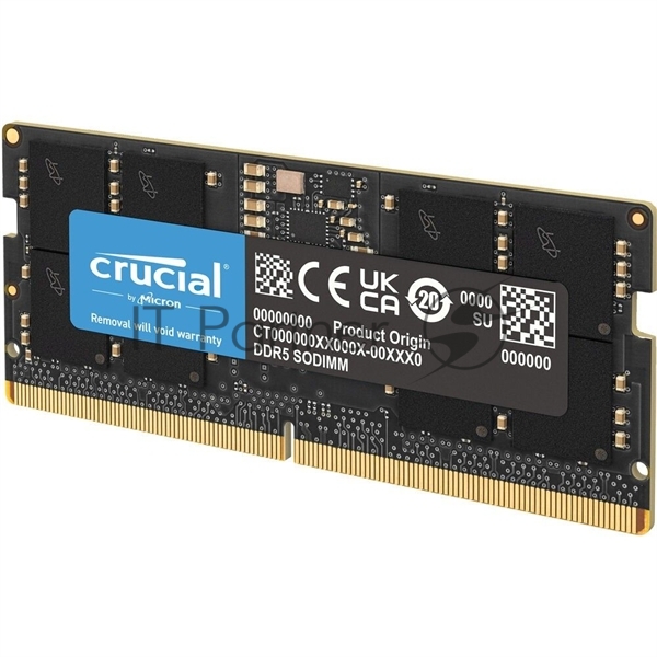 Оперативная память Crucial, DDR5, 8GB (1x8GB), 5600MHz, CL46 SO-DIMM