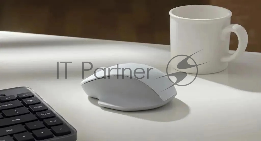 Мышь беспроводная Xiaomi Wireless Mouse Comfort Edition белый, 1200 dpi, радиоканал, USB, кнопки - 3