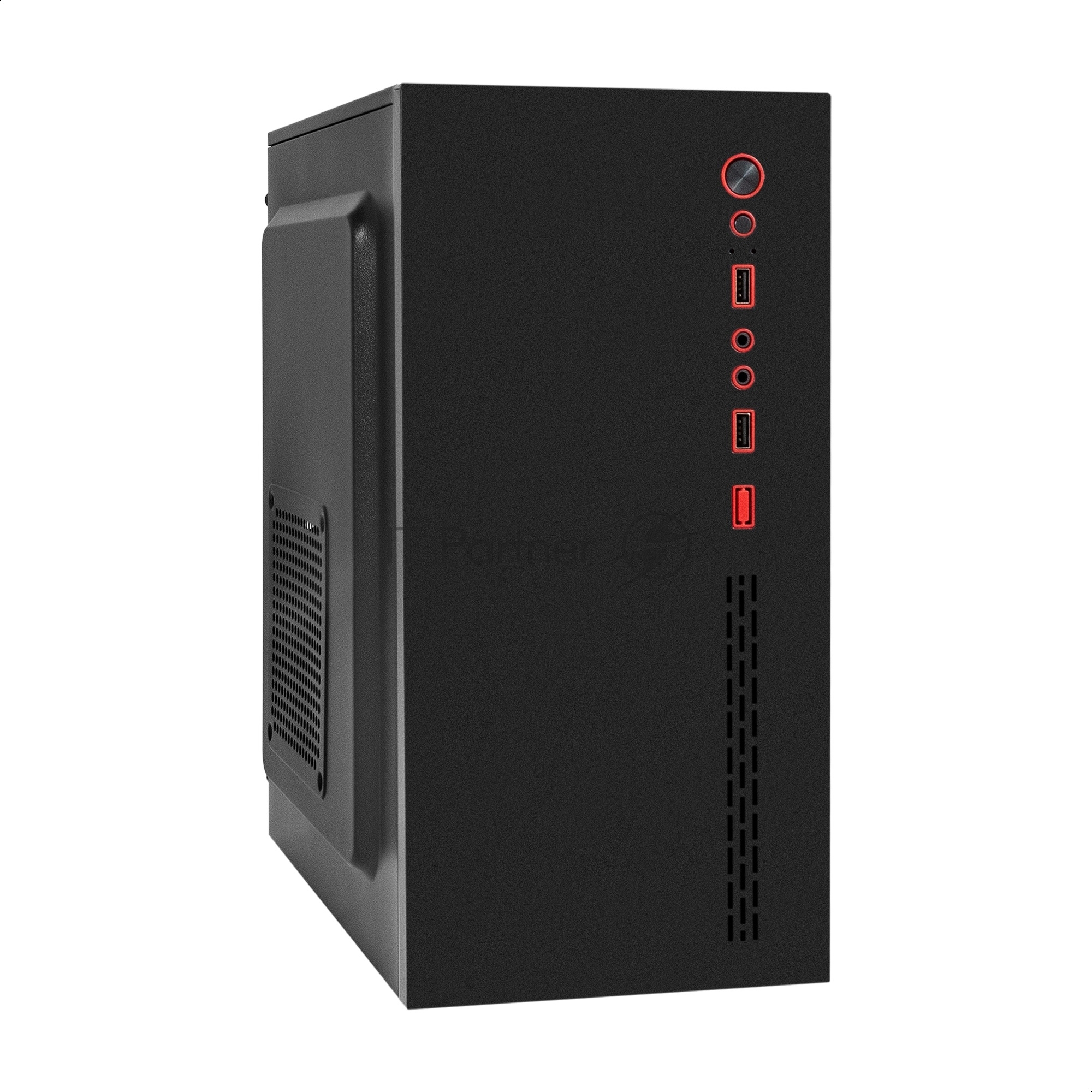 Компьютерный корпус Minitower ExeGate BAA-403-AAA450 (mATX, БП AAA450 с вент. 8см, 2*USB, HD Audio, черный)
