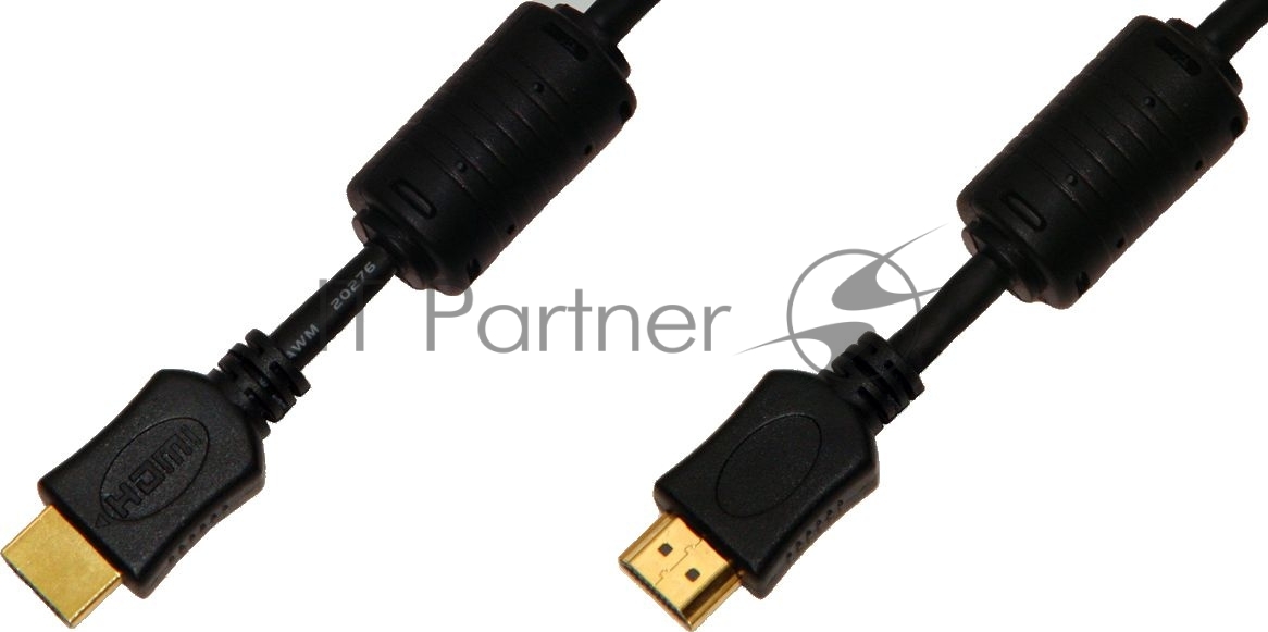 Кабель соединительный аудио-видео Premier 5-813 HDMI (m)/HDMI (m) 1.5м. феррит.кольца черный (5-813 1.5)
