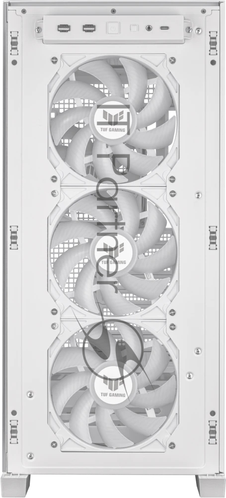 Компьютерный корпус ASUS TUF GAMING GT302 TG ARGb белый/GT302/ARGb FANS/WHT (90DC00I3-B19000)