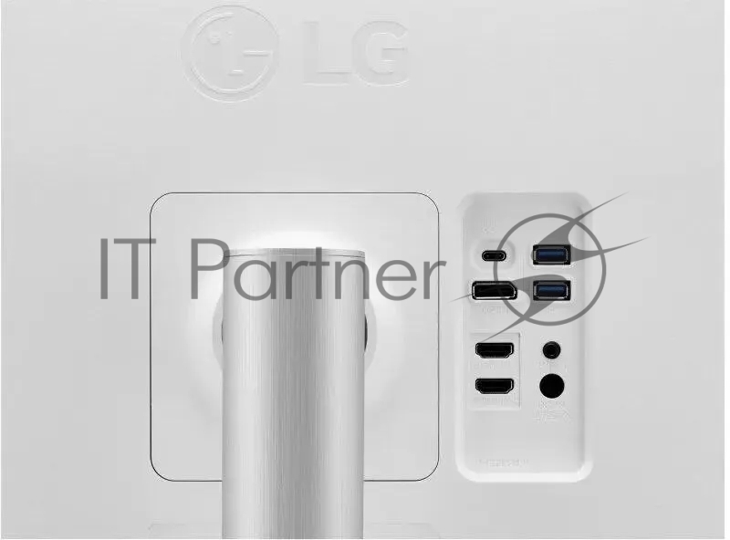 Монитор 27" LG UltraFine 27UP850K-W IPS 3840x2160, 60 Гц, 5 мс, 16:9, 400 кд/м², 2xHDMI 2.0, DP 1.4, USB-C, USB Hub (2x USB 3.0), 3.5 Jack, FreeSync, черный/серебристый