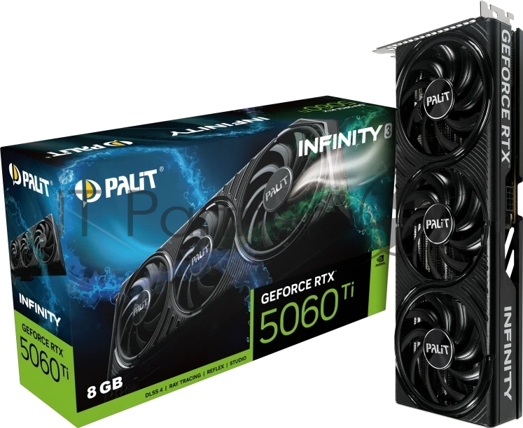 Видеокарта Palit PCIE16 RTX 5060TI 8Gb PA-RTX 5060Ti INFINITY 3 8Gb