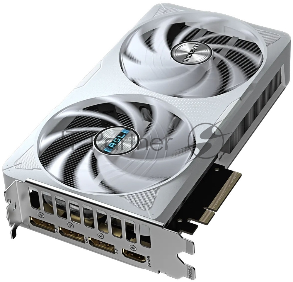 Видеокарта Gigabyte GeForce RTX 5060 Ti Eagle OC Ice, NVIDIA RTX 5060 Ti, 8 ГБ GDDR7, 128 бит, PCI-e 5.0, 1xHDMI, 3xDP, 2617 МГц