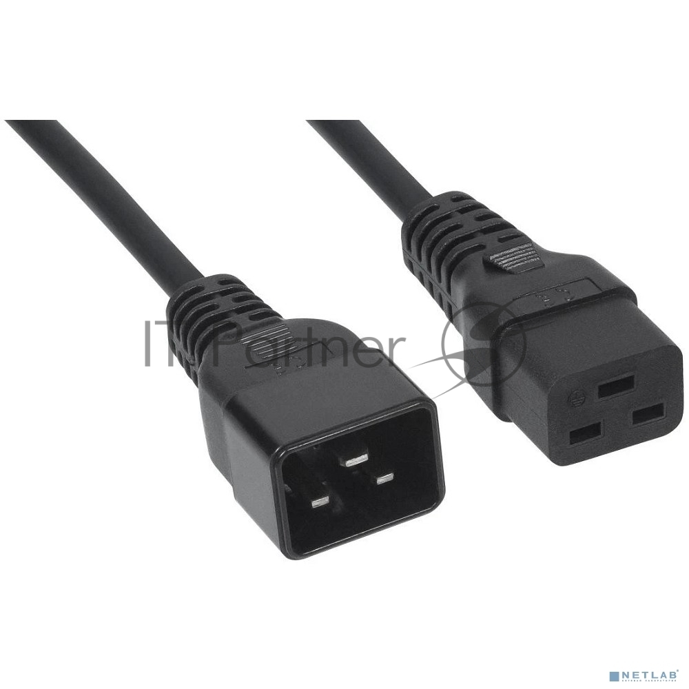 Шнур сетевой Rexant IEC 320 C19 – IEC 320 C20 3x1,5мм², 5м