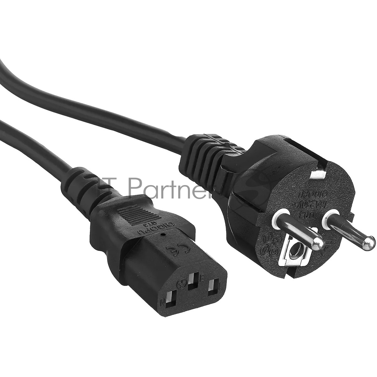 Шнур сетевой Rexant СЕЕ 7/7 (Schuko) – IEC 320 C13 3x1,0мм², длина 1,8м