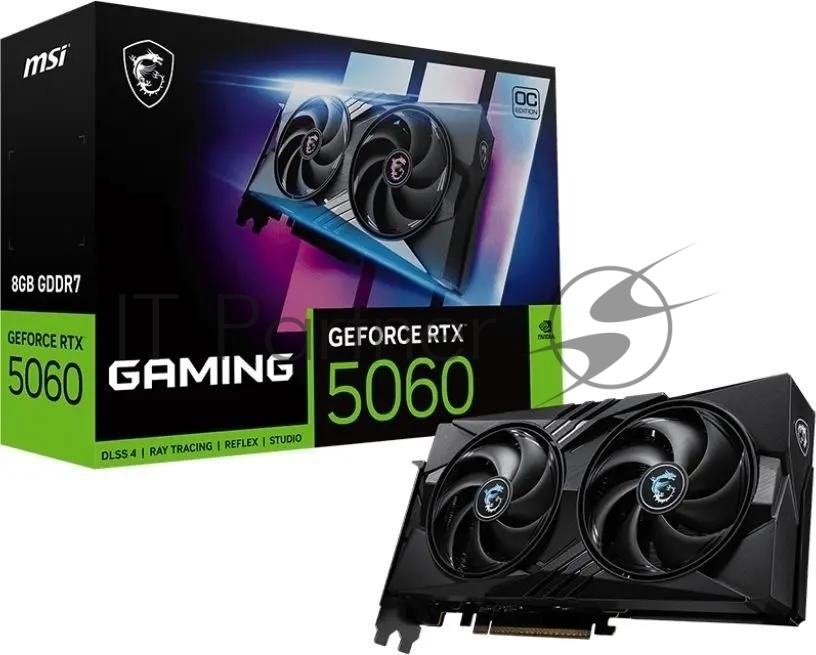 Видеокарта MSI RTX 5060 8G GAMING OC RTX 5060 8Gb 128bit GDDR7 2640/28000 HDMIx1 DPx3 HDCP Ret