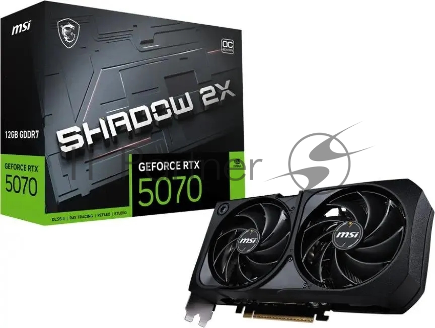 Видеокарта MSI RTX 5070 12G SHADOW 2X PCIE16 RTX 5070 12Gb