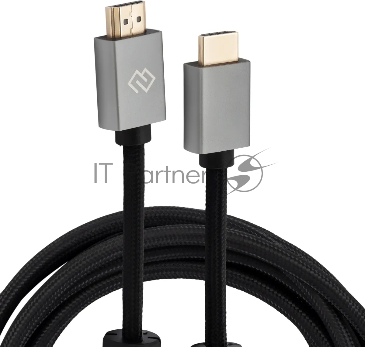 Кабель аудио-видео Digma HDMI (m)/HDMI (m) 3м. феррит.кольца позолоч.конт. черный (D-HDMI-2FF-V2.0-3M)