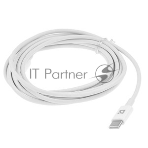 Кабель USB Defender F182 TypeC-TypeC 2м, белый