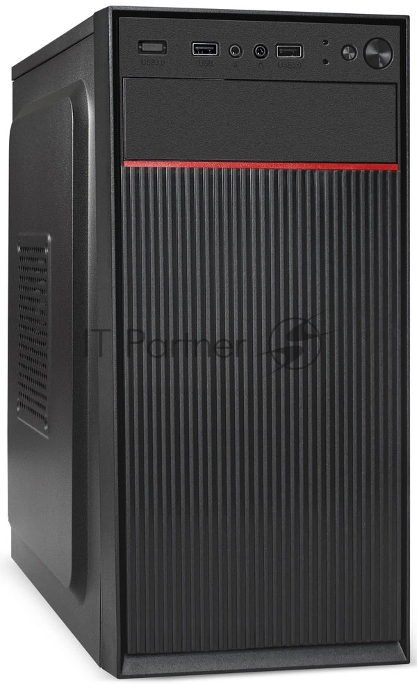 Компьютерный корпус Minitower ExeGate BAA-113-UNS500 (mATX, БП UNS500 с вент. 12см, 2*USB, аудио, черный)