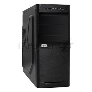 Компьютерный корпус Miditower ExeGate XP-330U-UNS350 (ATX, БП UNS350 с вент. 12см, 2*USB/2*USB 3.0, аудио, черный)
