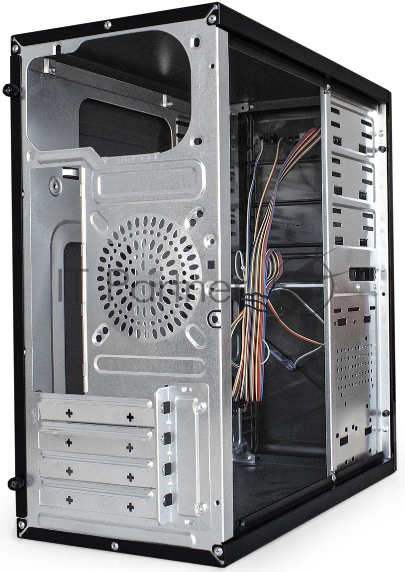 Компьютерный корпус Minitower ExeGate BA-202-UNS450 (mATX, БП UNS450 с вент. 12см, 2хUSB, аудио, черный)