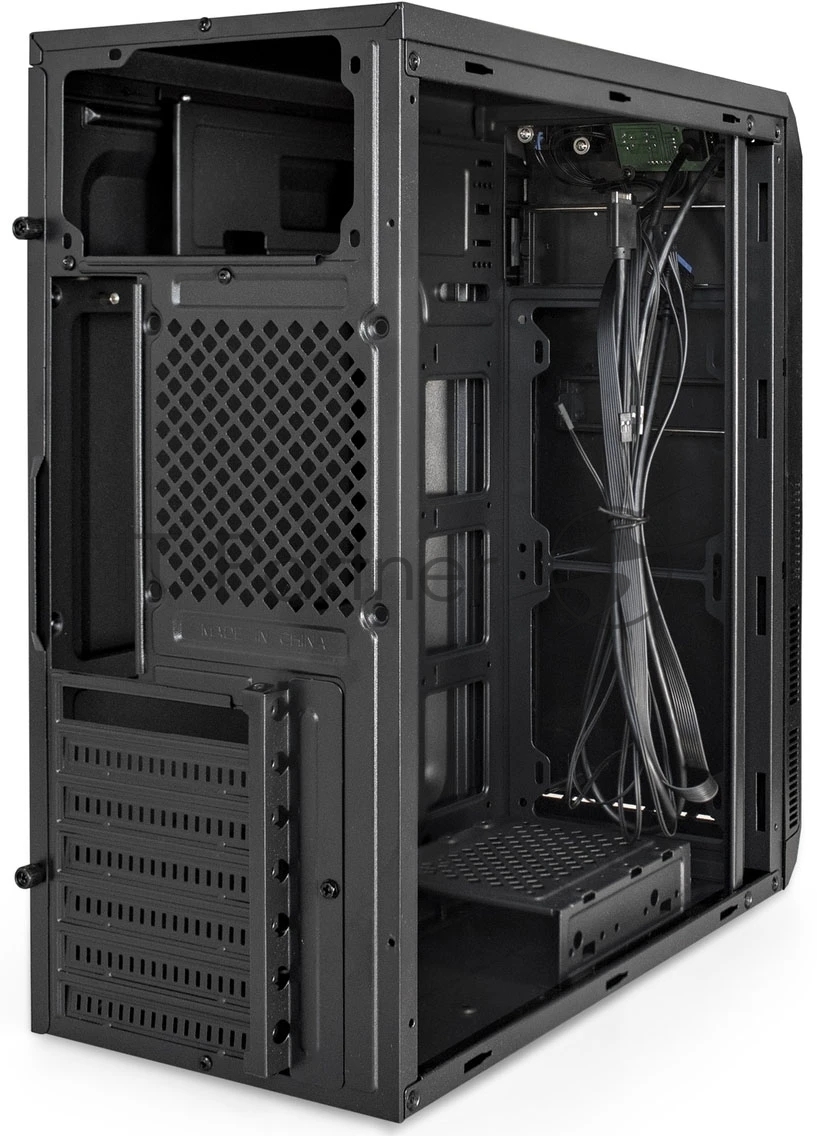 Компьютерный корпус Miditower ExeGate XP-334UC-UNS350 (ATX, БП UNS350 с вент. 12см, 1хUSB/1хUSB 3.0/1хTypeC, аудио, черный)