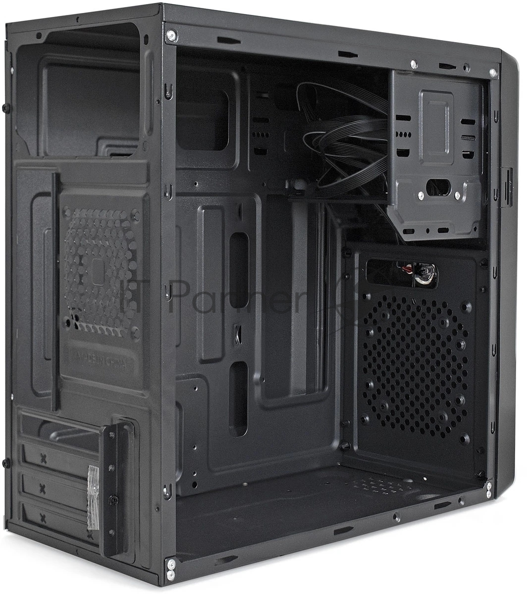 Компьютерный корпус Minitower ExeGate BA-309-UNS350 (mATX, БП UNS350 с вент. 12см, 2*USB, HD аудио, черный)