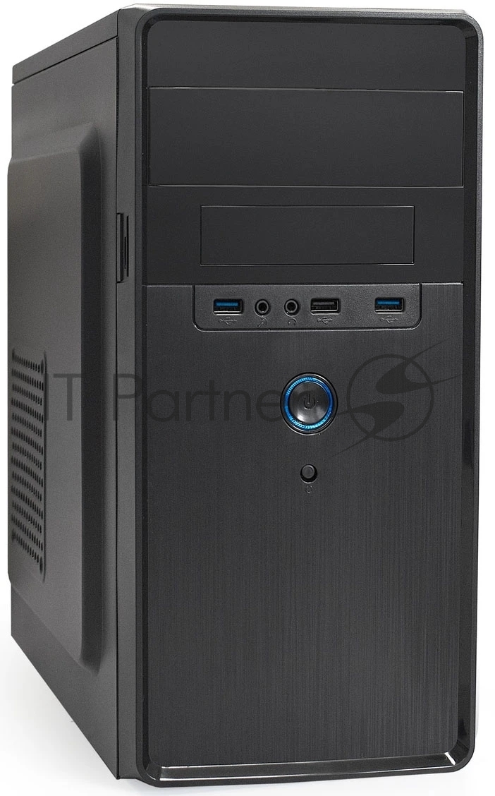Компьютерный корпус Minitower ExeGate BA-309U2-UNS450 (mATX, БП UNS450 с вент. 12см, 1хUSB+2хUSB 3.0, HD аудио, черный)